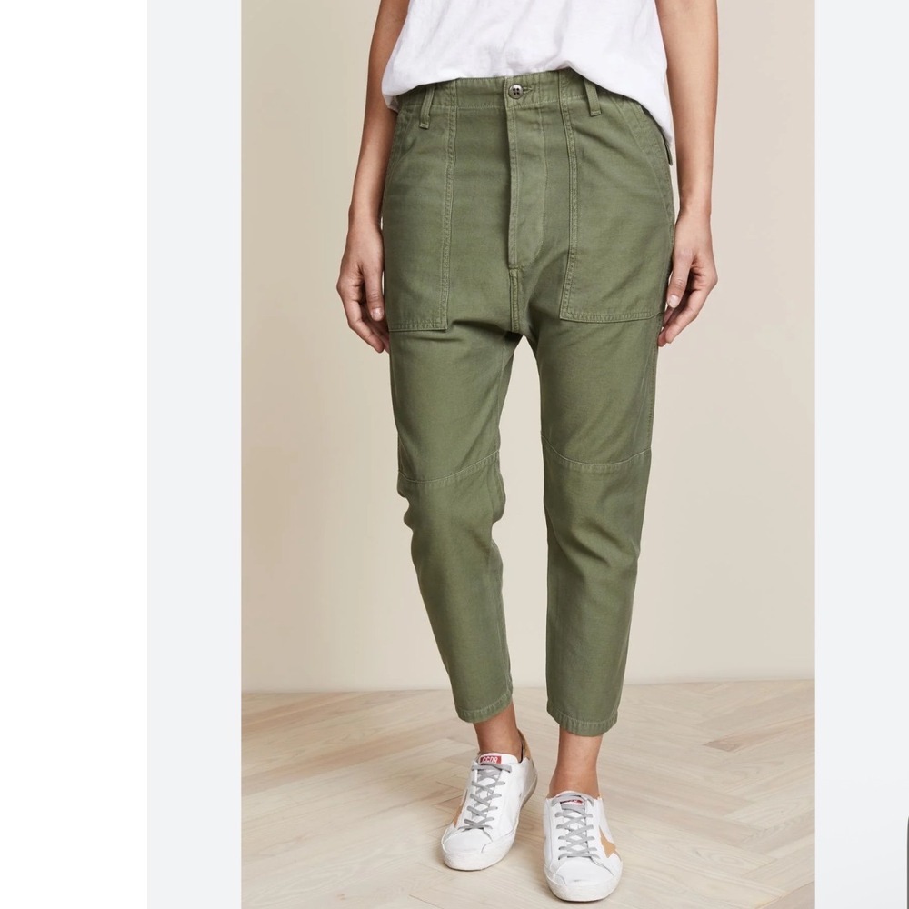 Citizens of Humanity Premium Slouchy Surplus Sadie Utility Size 29 Green